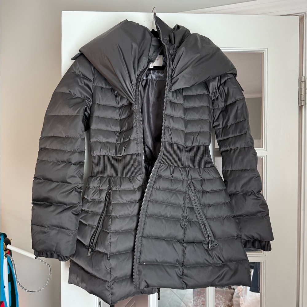 Women's Dark Grey Puffer Jacket